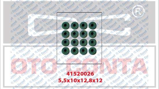 OTOCONTA 41520026 Subap Lastigi I20 1.2 2012 -> I30 1.4 - 1.6 2008 -> Accent Blue 1.4 2011 -> Ix35 1.6 2010 -> 16 Adet  ####